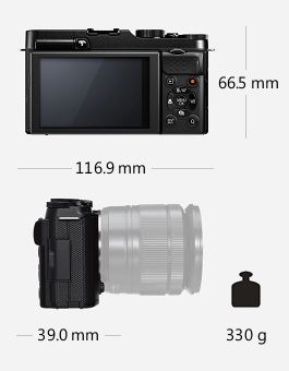 Parametry bezzrcadlovky Fujifilm X-A1