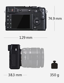 Parametry bezzrcadlovky Fujifilm X-E1