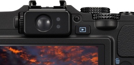 Hledek a displej Canon PowerShot G16