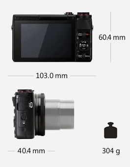 Parametry kompaktu Canon PowerShot G7 X
