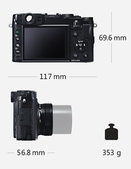 Parametry kompaktu Fujifilm FinePix X20