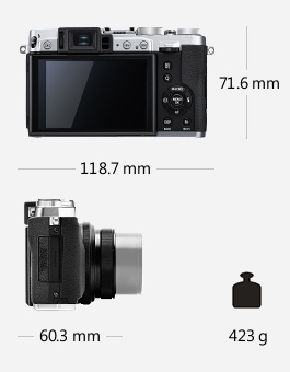 Parametry kompaktu Fujifilm FinePix X30