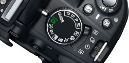 Pohodlné ovládání Nikon D3100