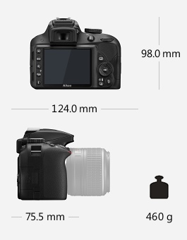 Parametry zrcadlovky Nikon D3300