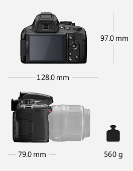 Parametry zrcadlovky Nikon D5100